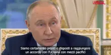 Ucraina, Putin: "Pronti e disposti a raggiungere un accordo"
