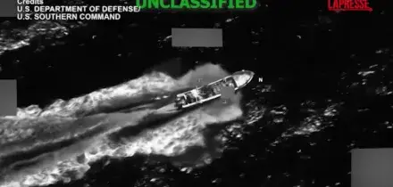 Raid degli Stati Uniti nel Pacifico: colpita una barca forse impiegata nel traffico di droga