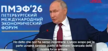 Ucraina, Putin: &ldquo;Non vedo il senso di un faccia a faccia con Zelensky&rdquo;