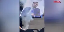 Studenti in piazza a La Sapienza: bruciata limmagine di Salvini