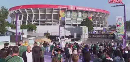 Mondiali 2026, i tifosi di Citt&agrave; del Messico pronti al fischio di inizio