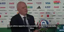 Mondiali 2026, Infantino su Trump: "Senza di lui sarebbe stato impossibile organizzare una Coppa del Mondo negli Usa"