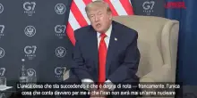 Iran, Trump: "Unica cosa che conta &egrave; che Teheran non abbia mai unarma nucleare"