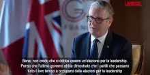 Gran Bretagna, Starmer: "Non credo ci sar&agrave; unelezione per la leadership del Labour"
