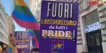 Roma Pride 2026, spezzone Keshet al corteo. Manifestanti rispondono: "No pride in genocide"