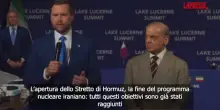 Iran, Vance: "Possiamo cambiare il Medio Oriente o tornare a fare le cose alla vecchia maniera"