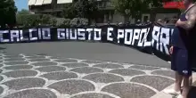 Figc, davanti a hotel protesta ultras &lsquo;per calcio giusto e popolare&rsquo;