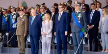 Guardia di Finanza, Meloni con Giorgetti e Tajani a Foggia per l&rsquo;anniversario: medaglia d&rsquo;oro alla bandiera del Corpo