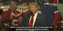 Usa, Trump: "Sono entusiasta di dichiarare: lAmerica &egrave; tornata"