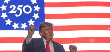 Trump, comizio e show per i 250 anni degli Usa: &ldquo;L&rsquo;America &egrave; tornata&rdquo;