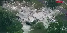 Usa, casa esplode in Pennsylvania: le immagini dellabitazione ridotta in mille pezzi