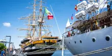 La nave Amerigo Vespucci a New York per la parata per i 250 anni Usa