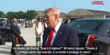 Trump effettua il primo volo sul nuovo Air Force One: "Sono emozionato, &egrave; straordinario"