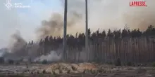 Ucraina, incendio a Chernobyl, spenti 130 ettari di bosco nella zona di esclusione
