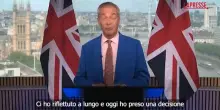 Regno Unito, Farage annuncia le dimissioni dal Parlamento dopo lindagine sulle donazioni