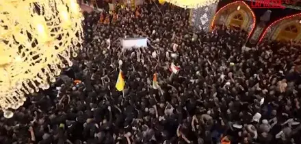 Iraq, &nbsp;migliaia di fedeli per lultimo saluto a Khamenei al santuario dellImam Hussein