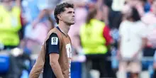 Milan, lungo stop per Pulisic: quando rientra