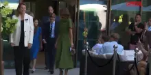 Sinner-Zverev a Wimbledon, il principe William e la principessa Kate arrivano sul centrale per la finale