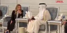 Qatar, Meloni a Doha alla cerimonia per la scomparsa di Al Thani