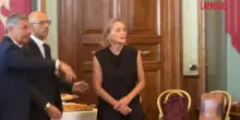 Sharon Stone a Roma, la star americana con i Nobel incanta il Campidoglio