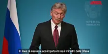 Ucraina, Cremlino: "Rimpasto Kiev? Qualcuno prenda decisioni responsabili per pace"