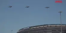 Mondiali 2026, Trump arriva alla finale: il video del Marine One sullo stadio