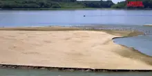 Romania, Danubio ai minimi storici: emergono isole di sabbia nel fiume