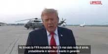 Mondiali 2026, Trump: "Il pi&ugrave; grande evento di sempre, molto orgogliosi del nostro Paese"