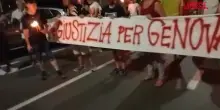 G8 Genova 2001, fiaccolata in memoria della Diaz