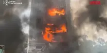Ucraina: raid russi Zaporizhzhia, incendi in un palazzo residenziale