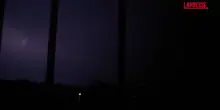 Croazia, tempesta colpisce Spalato: fulmini illuminano la notte