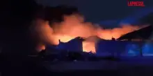 Sicilia, le immagini dellimpressionante incendio in provincia di Agrigento