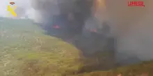 Spagna, le drammatiche immagini areali degli incendi ad Avila