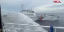Mar Cinese Meridionale, scontro tra navi cinesi e filippine: Pechino usa i cannoni ad acqua