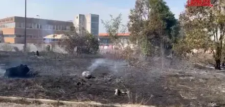 Roma, incendio in zona Laurentina: le fiamme lambiscono la Motorizzazione