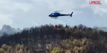 Incendio a Peschici, ancora in corso le operazioni di spegnimento