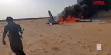 Houthi diffondono video dellabbattimento di un drone saudita