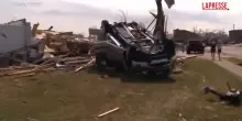 Wisconsin, tornado si abbatte sulla contea di Winnebago: le immagini dei danni