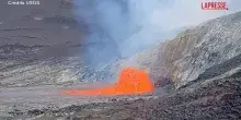 Hawaii, la lava fuoriesce dal vulcano Kilauea: le spettacolari immagini