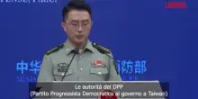 Cina, il ministero della Difesa: "Taiwan non potr&agrave; sfuggire al destino della caduta dellindipendenza"