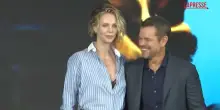 Matt Damon e Charlize Theron a Seul per presentare "LOdissea"