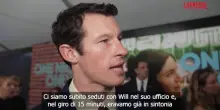 Callum Turner alla premi&egrave;re di "One Night Only"