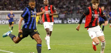 Milan-Inter, a Perth finisce 1-1 il derby amichevole nel segno di Baresi. I gol Dimarco e Nkunku