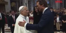 Papa Leone XIV incontra Matthew McConaughey nella Basilica a San Pietro