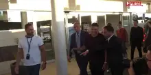 Calciomercato, Molina arrivato a Roma: accolto da un centinaio di tifosi