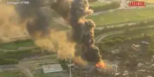 Houston, maxi incendio in un impianto di riciclaggio
