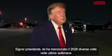 Usa, Trump: "Ricandidarmi nel 2028? Tutti me lo chiedono"