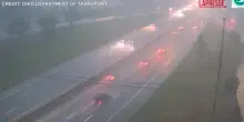 Ohio: violenta tempesta ribalta un&rsquo;auto a Columbus