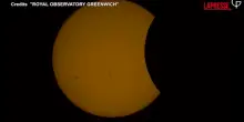 Eclissi solare, le spettacolari immagini dellOsservatorio Reale di Greenwich
