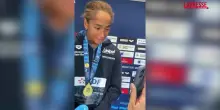 Sara Curtis, la videochiama con Tajani dopo l&rsquo;oro e il record del mondo agli Europei di nuoto 2026